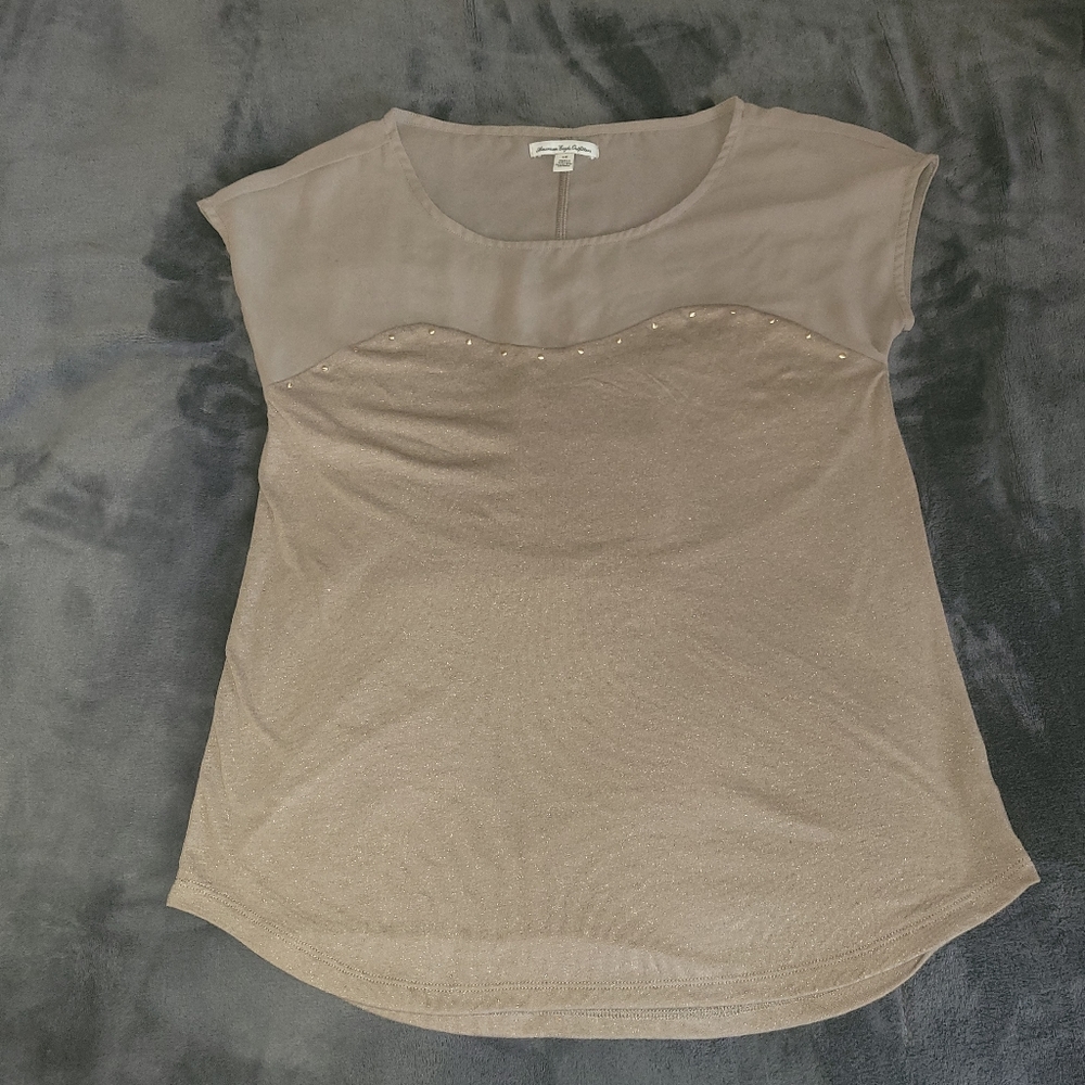 Women's size Small Sheer Detail Blouse